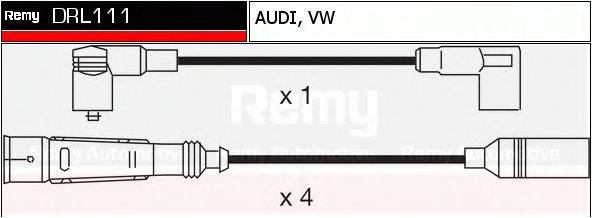DELCO REMY DRL111 Комплект дротів запалення