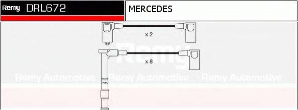 DELCO REMY DRL672 Комплект дротів запалення