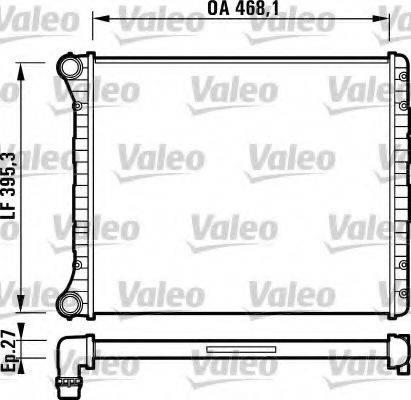 Радиатор, охлаждение двигателя VALEO 732785