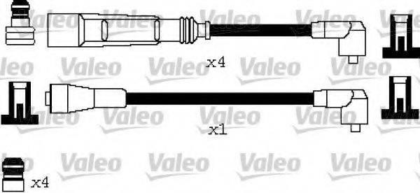 VALEO 346621 Комплект дротів запалення