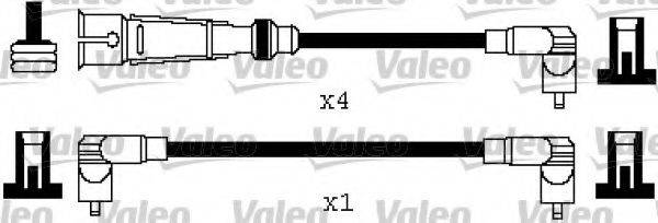 VALEO 346569 Комплект дротів запалення