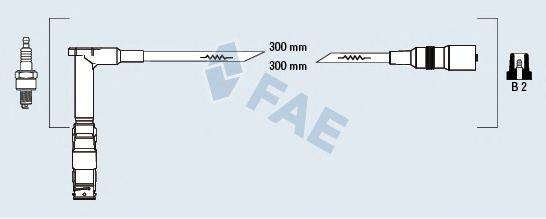 FAE 85051 Комплект дротів запалення