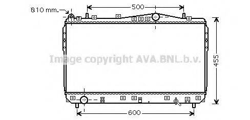 Радіатор, охолодження двигуна AVA QUALITY COOLING DWA2073 Радіатор, охолодження двигуна AVA QUALITY COOLING DWA2073