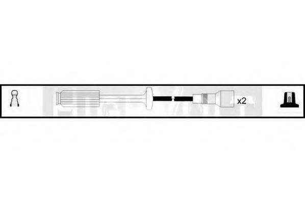 STANDARD OEF820 Комплект дротів запалення