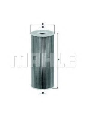 MAHLE ORIGINAL OX143D Масляний фільтр