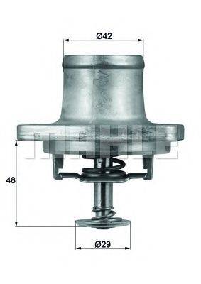 MAHLE ORIGINAL TI4880D Термостат, що охолоджує рідину