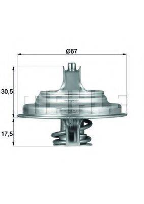 MAHLE ORIGINAL TX5483D Термостат, що охолоджує рідину