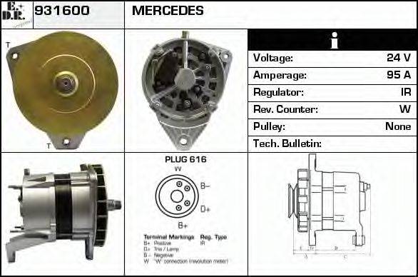 Генератор EDR 931600 Генератор EDR 931600
