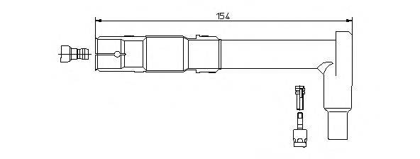 BREMI 132922 Виделка, свічка запалювання
