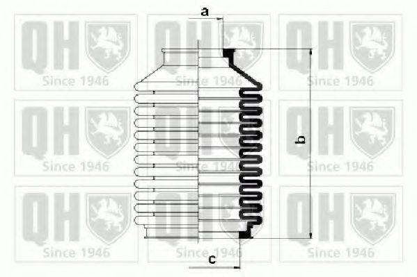 QUINTON HAZELL QG1083 Комплект пильника, рульове управління