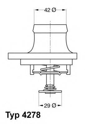 WAHLER 427880D Термостат, що охолоджує рідину