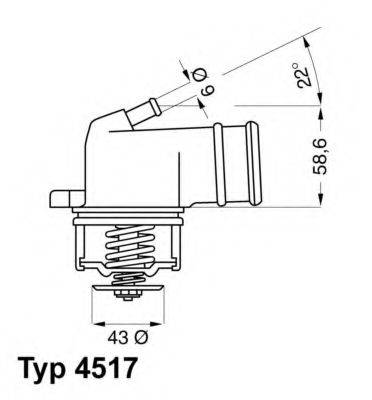 WAHLER 451787D Термостат, що охолоджує рідину