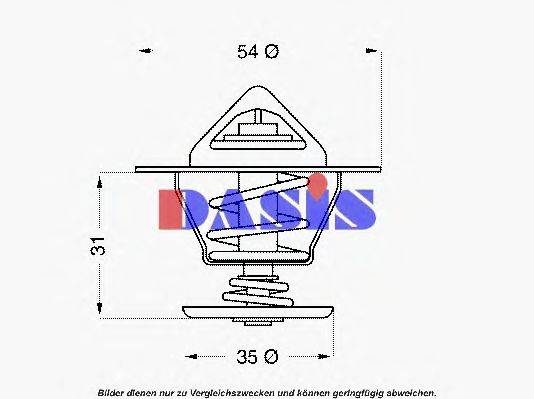 AKS DASIS 751945N Термостат, що охолоджує рідину