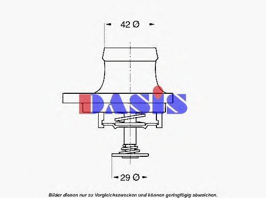AKS DASIS 751949N Термостат, що охолоджує рідину